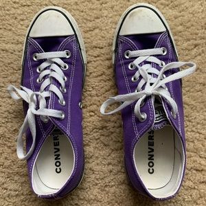 Converse all star shoes purple